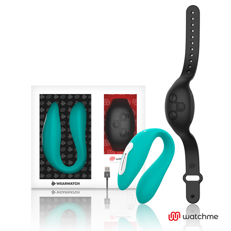 Wearwatch - Vibrateur Double Technologie Watchme Aigue-Marine / Jet - Image 2