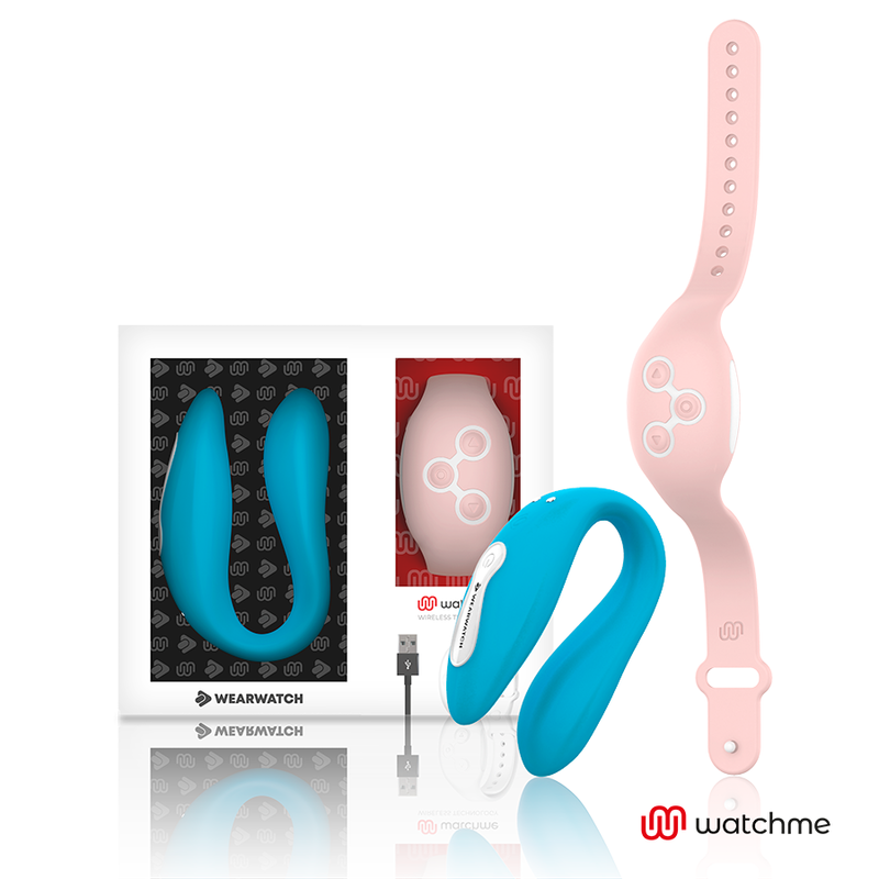 Wearwatch - Watchme Vibrateur Double Technologie Indigo / Rose - Image 2