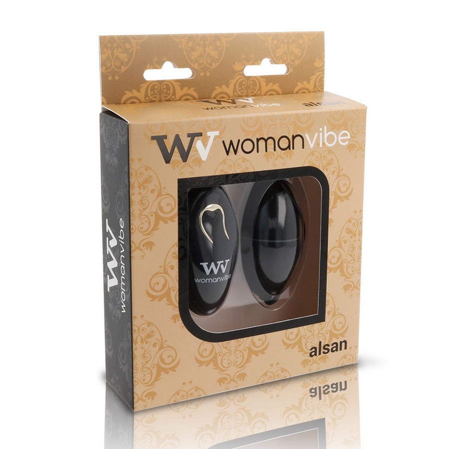 Womanvibe - Alsan Egg Remote Control Black Silicone Black - Image 3