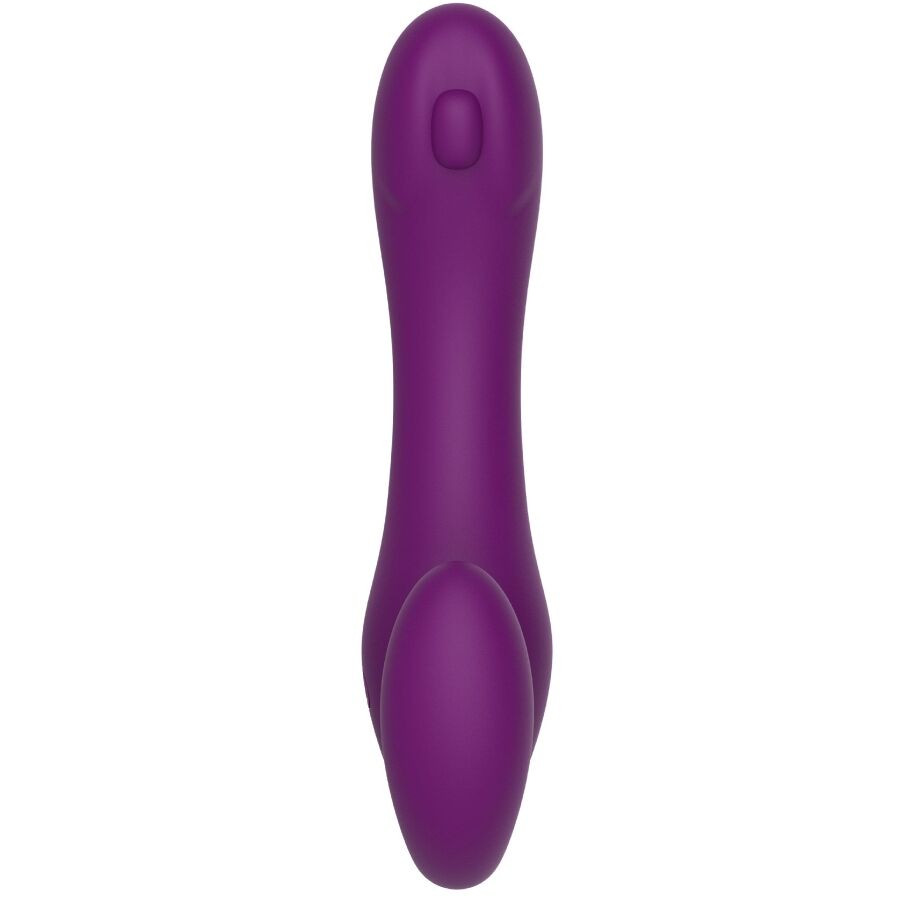 XOCOON - 2 IN 1 STRAPLESS STRAP-ON VIBRATOR WITH REMOTE CONTROL PURPLE - Image 3