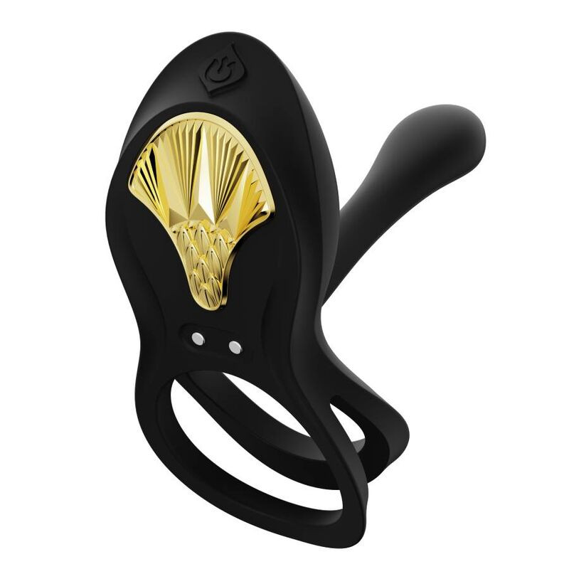 Zalo - Bague Vibrante Couples Bayek Noir - Image 2