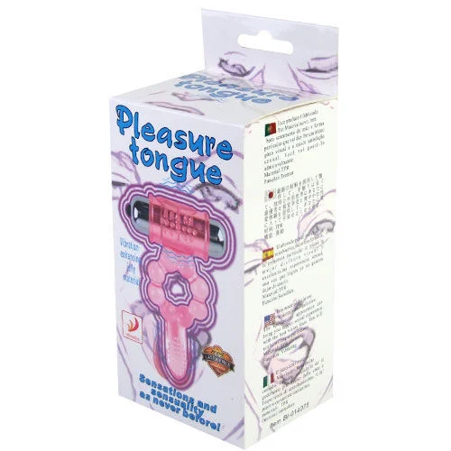 Baile - Silicone Ring 10 Tongue Rhythms With Pink Vibration - Image 6