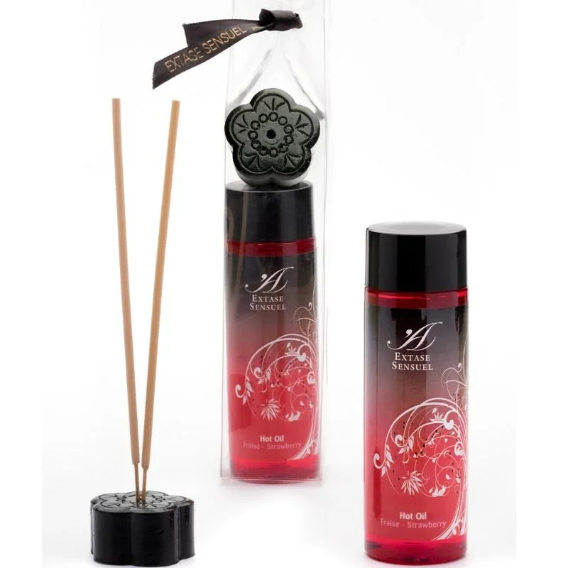 Extase Sensual - Strawberry Heat Stimulating Oil 100 Ml - Image 3