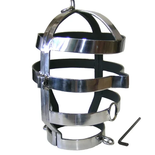 Metal Hard - Mask With Steel Necklace - Image 3