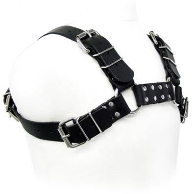 Leather Body - Harnais Bull Dog Noir - Image 3