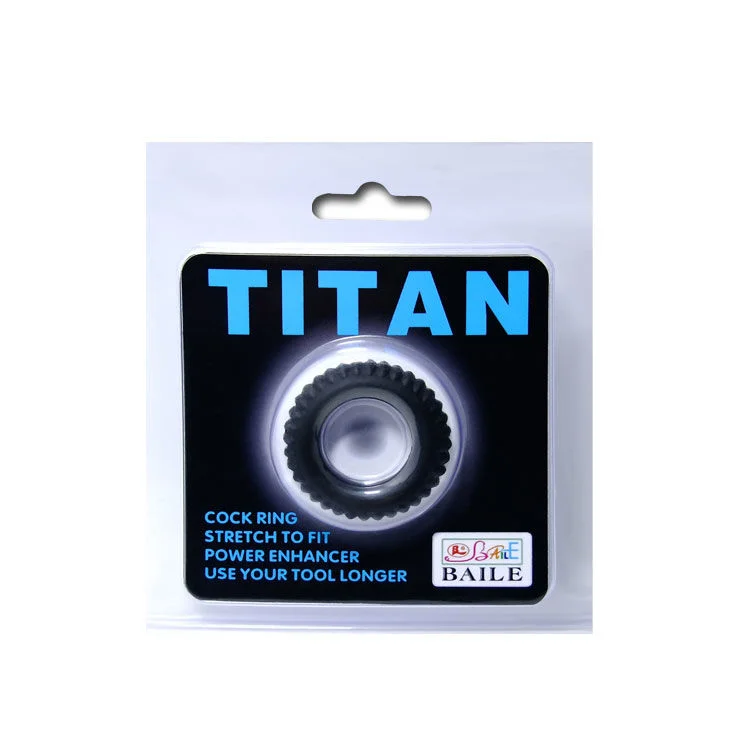 Baile - Titan Cockring Black 1.9 Cm - Image 6