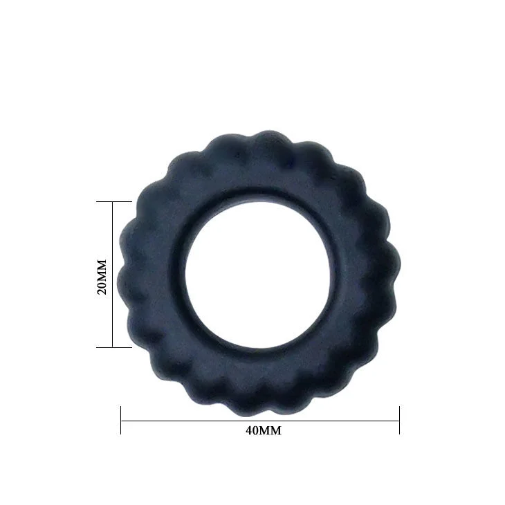 Baile - Titan Cockring Black 2 Cm - Image 5