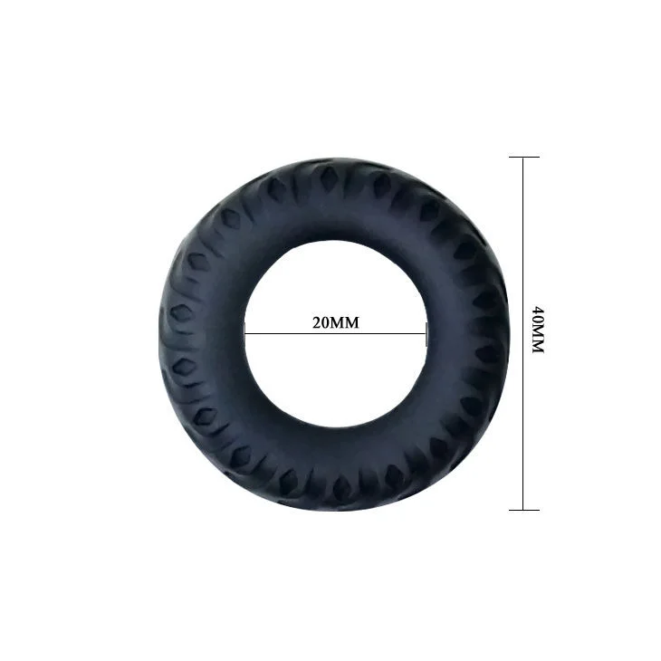 Baile - Titan Cockring Black Green 2 Cm - Image 5