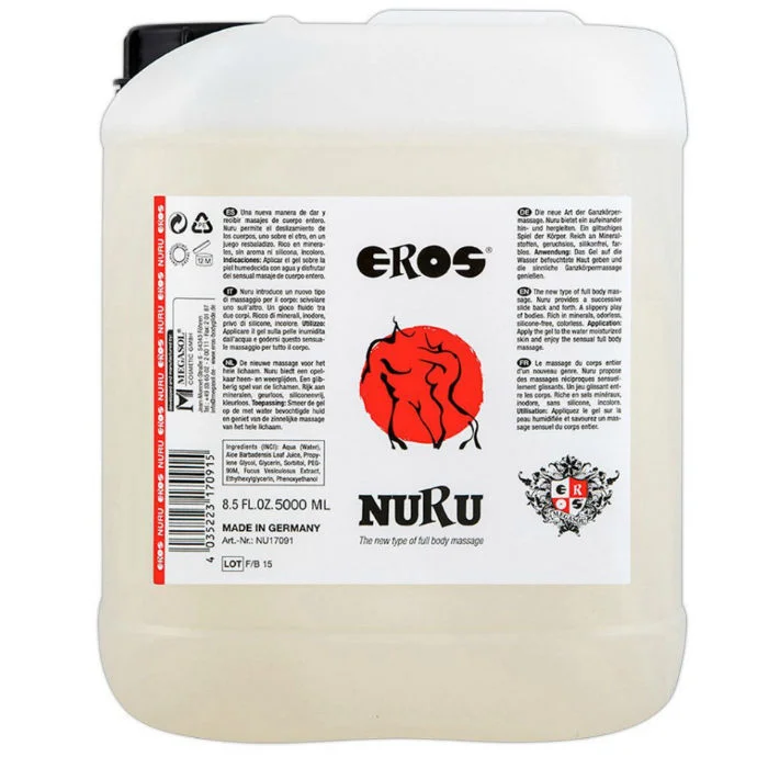 Eros - Huile De Massage Nuru Riche En Minéraux 5000 Ml