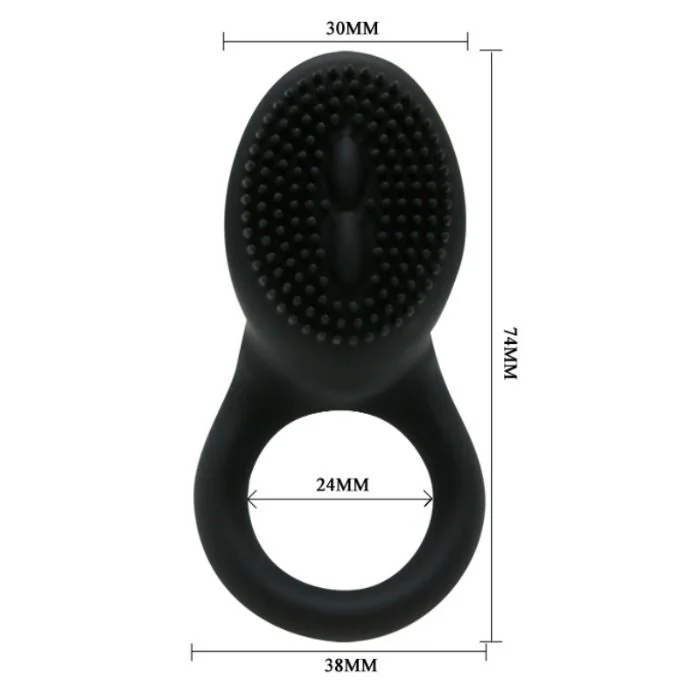 Pretty Love - Cobra Vibrerende Ring Zwart - Image 6