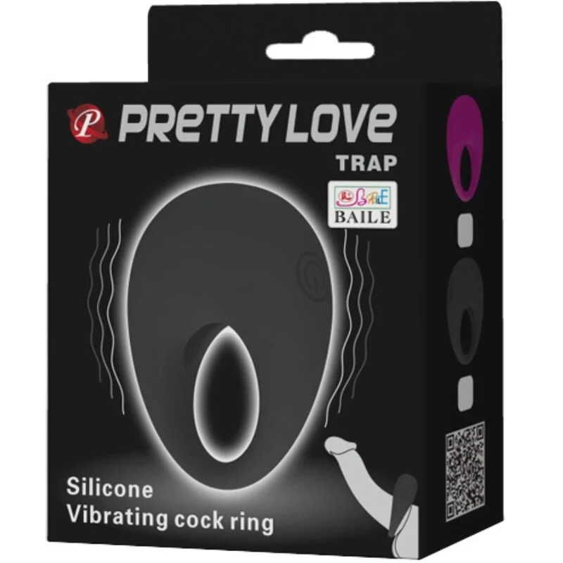 Pretty Love - Trap Vibrerende Ring Zwart - Image 9