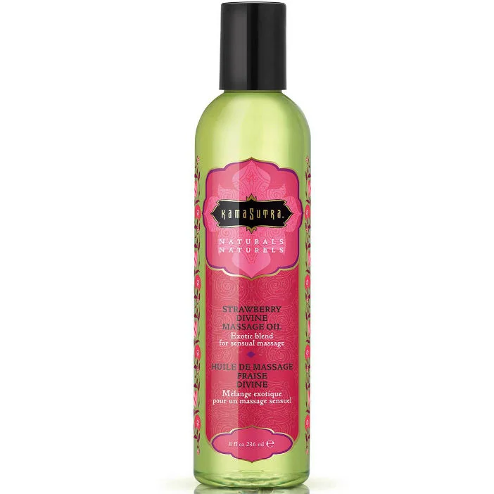 Kamasutra - Goddelijke Aardbei Massageolie Naturals 236Ml