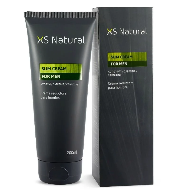 500 COSMETICS - NATUURLIJKE CRÈME XS VOOR MANNEN. SLANKCRÈME EN VETVERBRANDER VOOR HET VERMINDEREN VAN ABDOMINALE VETTEN
