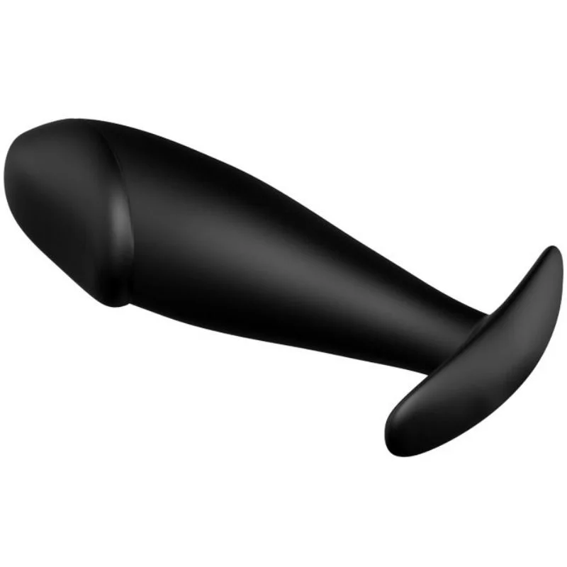 PRETTY LOVE - ANAL PLUG SILICONE PENIS FORM BLACK - Image 4