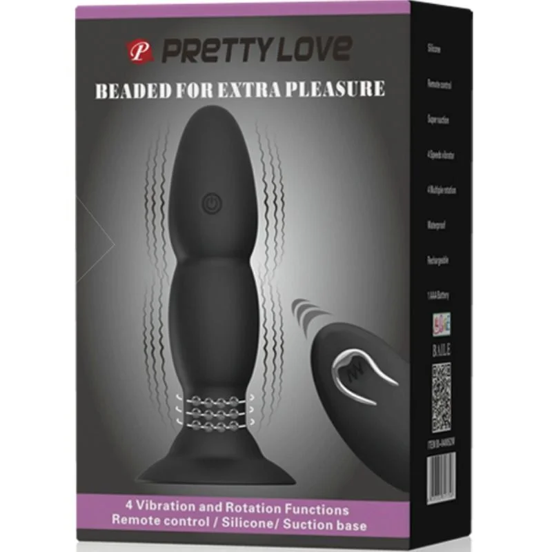 PRETTY LOVE - PLUG VIBRATOR AND ROTATION BY REMOTE CONTROL - Image 9