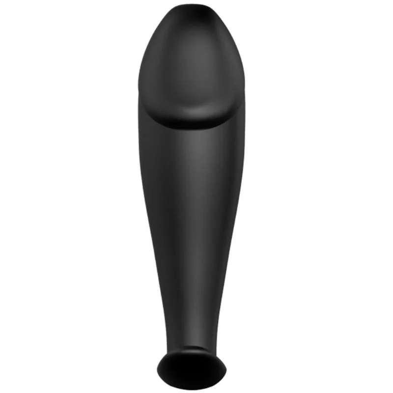 PRETTY LOVE - SILICONE ANAL PLUG PENIS FORM AND 12 VIBRATION MODES BLACK - Image 3