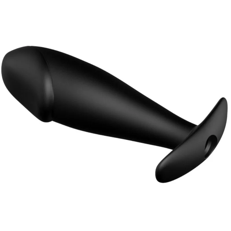 PRETTY LOVE - SILICONE ANAL PLUG PENIS FORM AND 12 VIBRATION MODES BLACK - Image 4