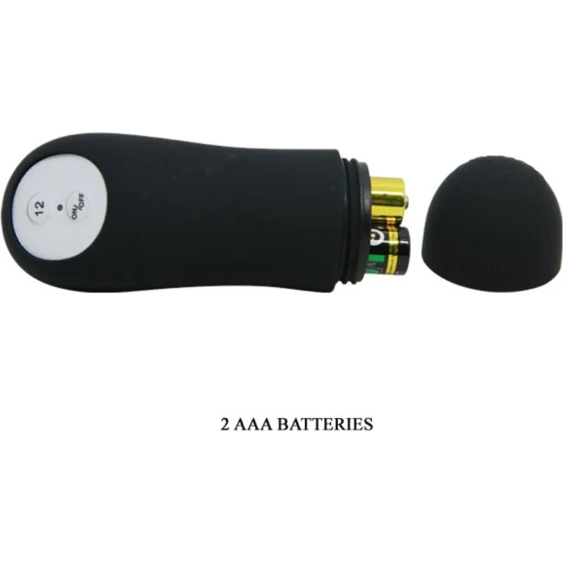 PRETTY LOVE - SILICONE ANAL PLUG PENIS FORM AND 12 VIBRATION MODES BLACK - Image 7