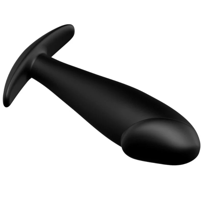PRETTY LOVE - SILICONE ANAL PLUG PENIS FORM AND 12 VIBRATION MODES BLACK - Image 9