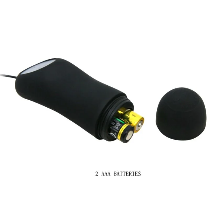 Pretty Love - Anal Plug Van Silicone 12 Vibratie Modi Zwart - Image 7