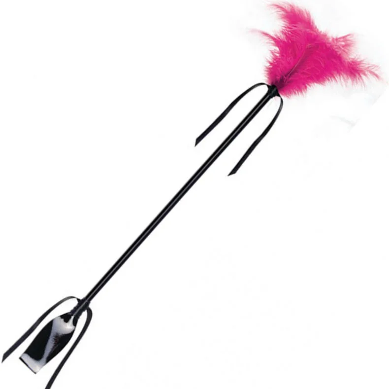 SECRETPLAY - BLACK AND FUCHSIA WHIP & FEATHER - Image 3