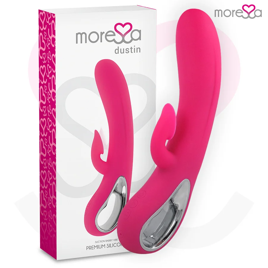 MORESSA - DUSTIN ASPIRATION CLITORIDIENNE ET VIBRATIONS PUISSANTES SILICONE PREMIUM RECHARGEABLE