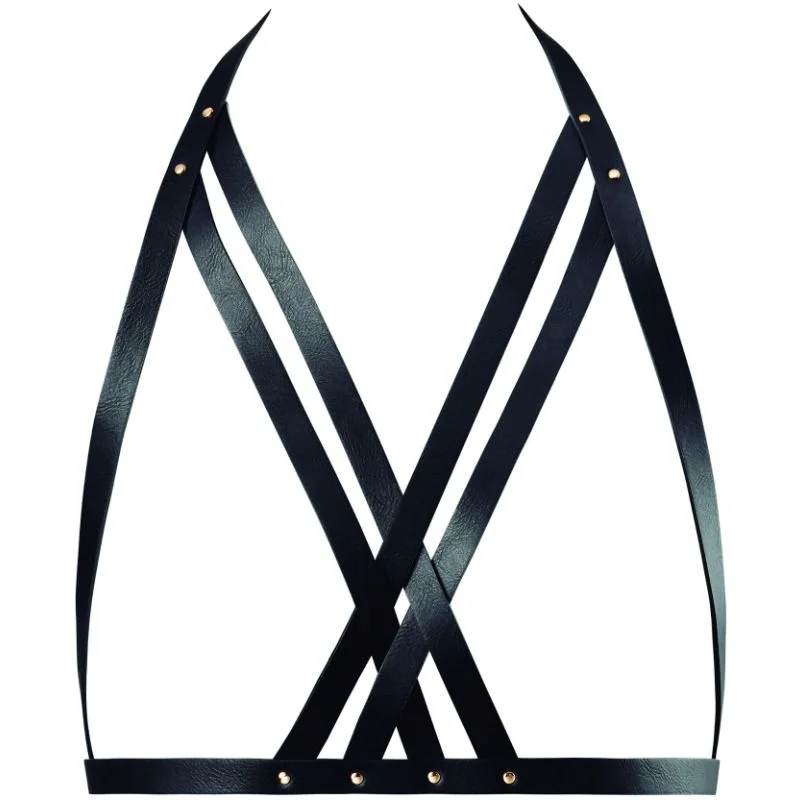 Bijoux Indiscrets - Soutien-Gorge Licol Maze Noir