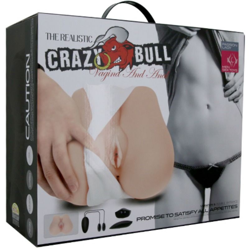 CRAZY BULL - REALISTIC VAGINA AND ANUS WITH VIBRATION POSITION 3 - Image 12