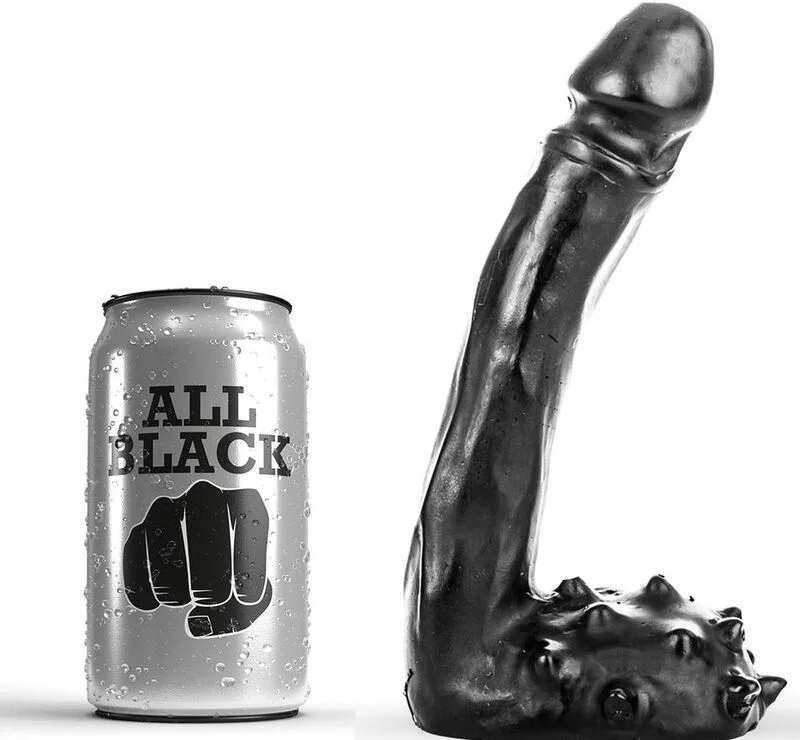 All Black - Realistische Dildo 19 Cm