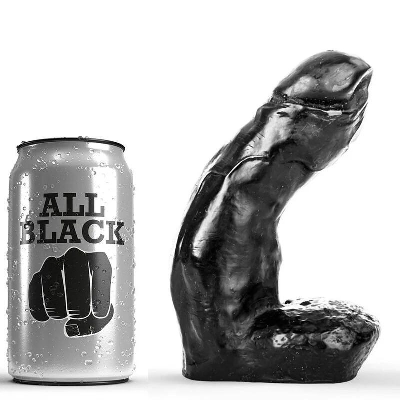 All Black - Realistische Dildo 15 Cm