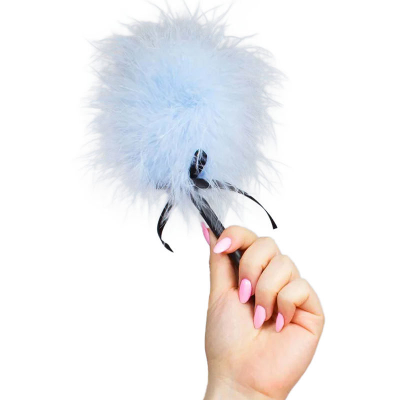 SECRETPLAY - DUSTER MARABOU BLEU CLAIR
