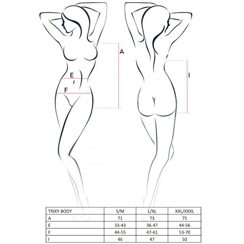 Passion - Femme Trixy Teddy Noir Taille L/Xl - Image 3