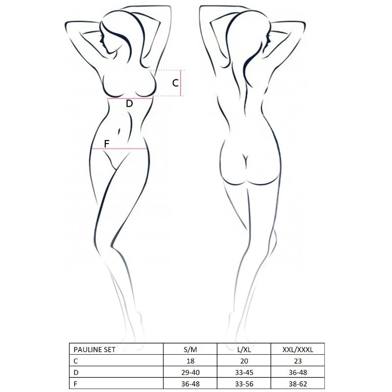 PASSION - FEMME PAULINE ENSEMBLE 3 PIÈCES TAILLE L/XL - Image 4