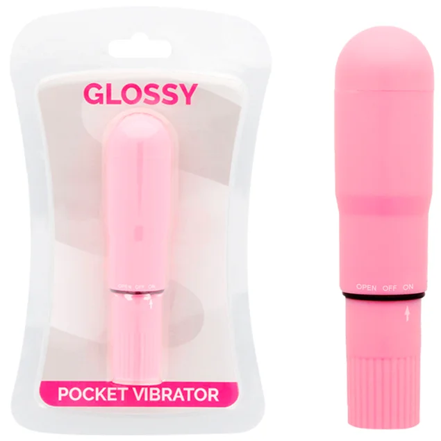 GLOSSY - ROZE POCKET VIBRATOR