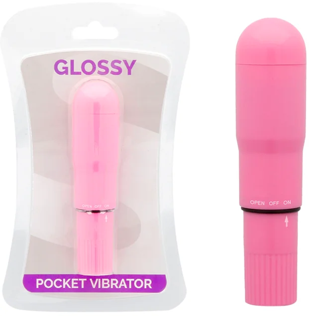 GLOSSY - DIEP ROZE POCKET VIBRATOR