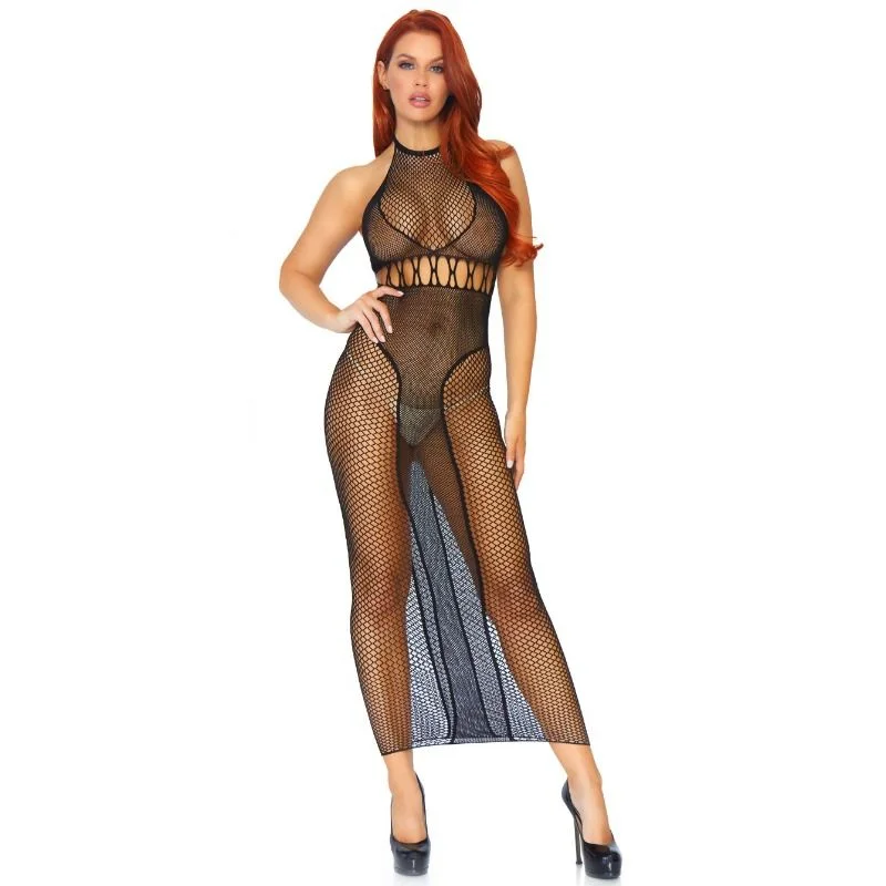 Leg Avenue - Robe Sans Dos Double Filet Lisse - Image 4