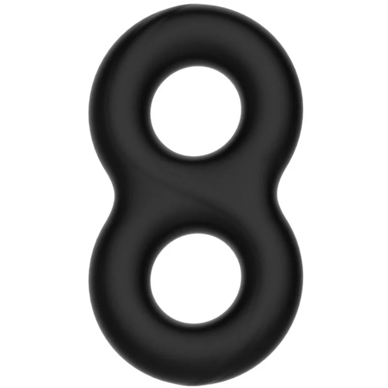 Crazy Bull - Bague En Silicone Double Infinity