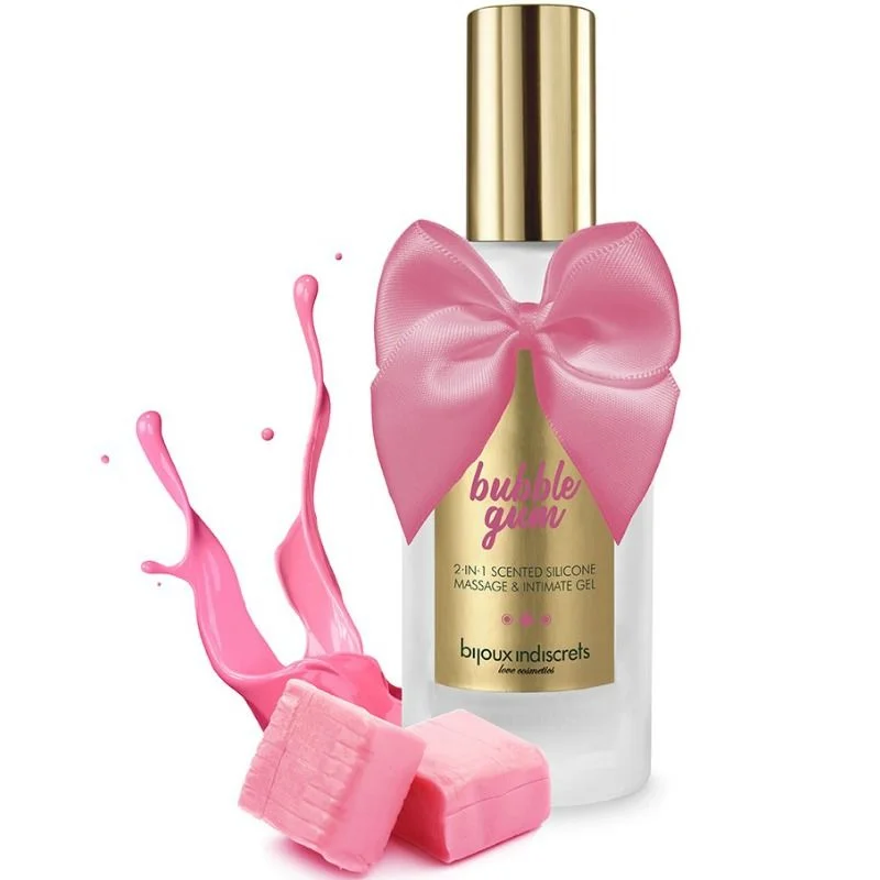 BIJOUX INDISCRETS - GEL DE MASSAGE ET INTIME PARFUMÃ 2 EN 1 Ã LA BULLE GUM 100 ML
