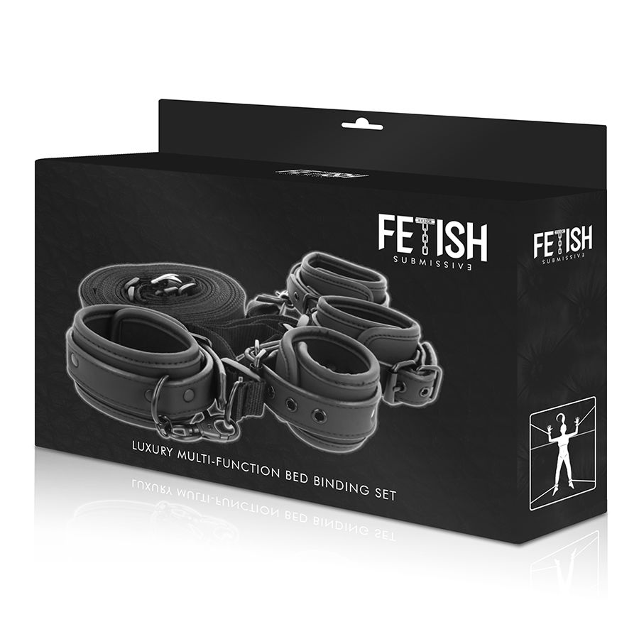 Fetish Submissive - Ensemble De Menottes Et Liens Avec Doublure En Noprène - Image 12