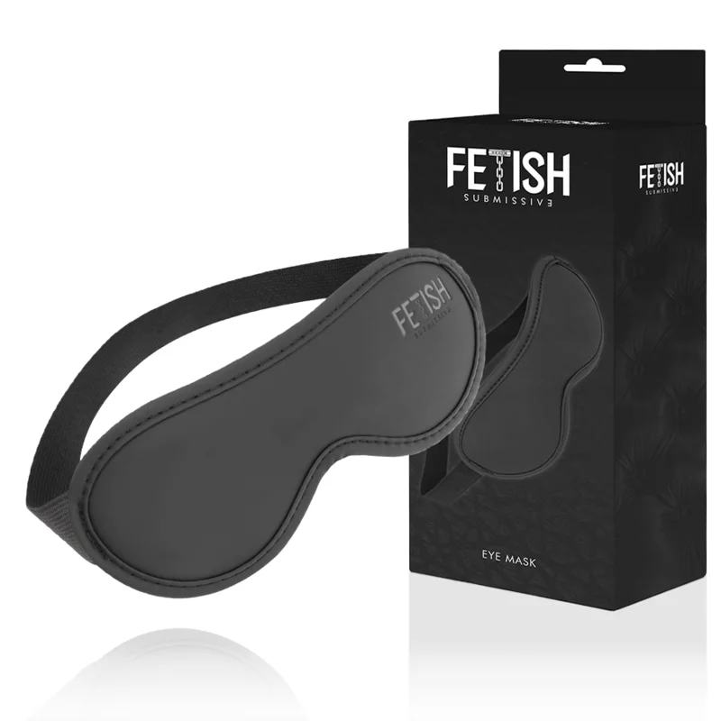 FETISH SUBMISSIVE - VEGAN LEEREN MASKER II MET NEOPREEN VOERING
