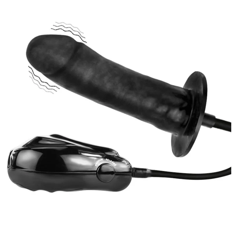 Baile - Opblaaibare Dildo Bigger Joy Met Vibratie 16 Cm - Image 6