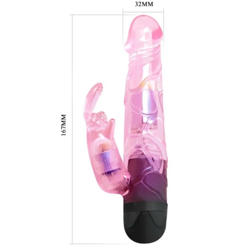 BAILE - GIVE YOU LOVER VIBRATOR WITH PINK RABBIT - Image 6