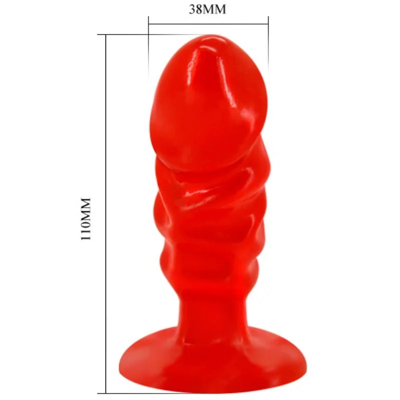 BAILE - UNISEX ANAL PLUG WITH RED SUCTION CUP - Image 4