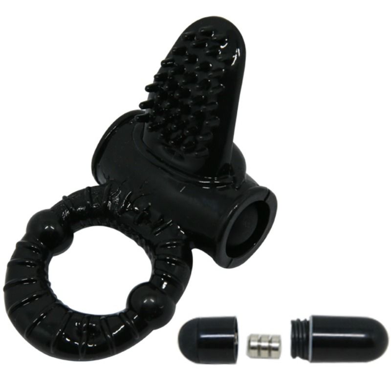 BAILE - SWEET RING VIBRATING RING WITH TEXTURED RABBIT - Image 6