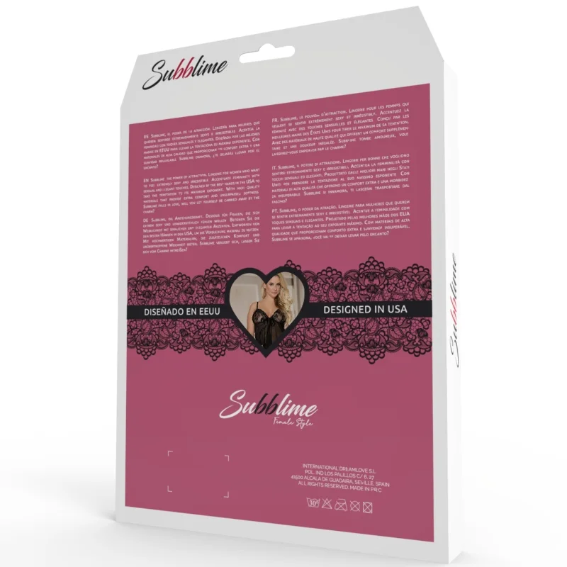 SUBBLIME - SET STRAPPY TOP AND PANTIES SET - Image 6