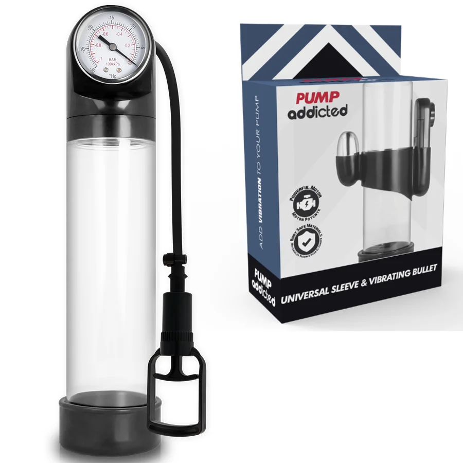Pump Addicted - Vibrateur Transparent Rx9