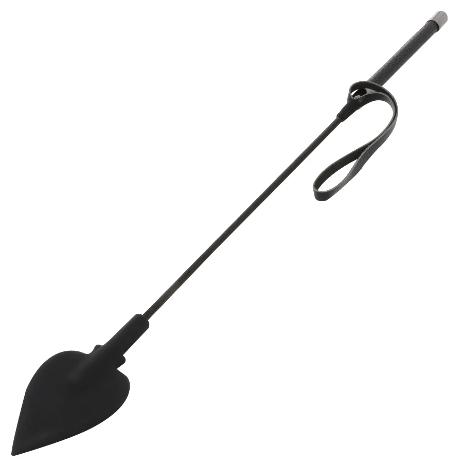 Darkness - Fouet En Silicone Noir 60Cm