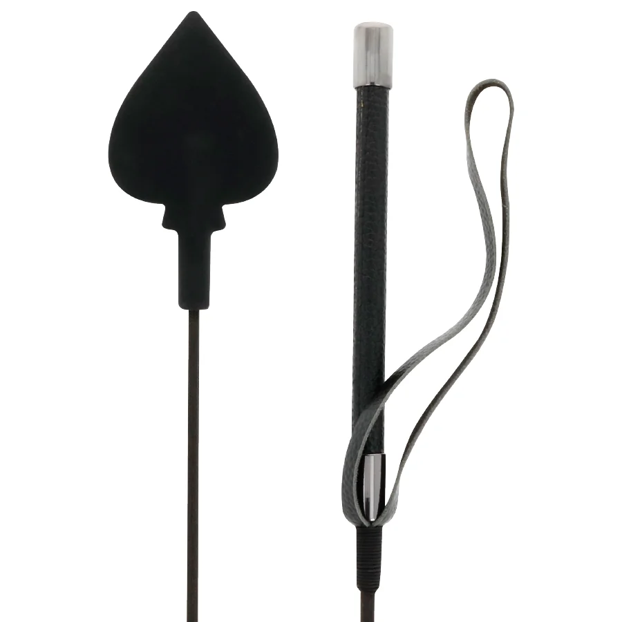 Darkness - Zwarte Silicone Whip 60Cm - Image 3