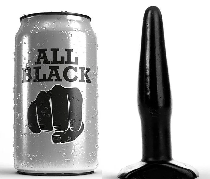All Black - Zwarte Plug 11 Cm