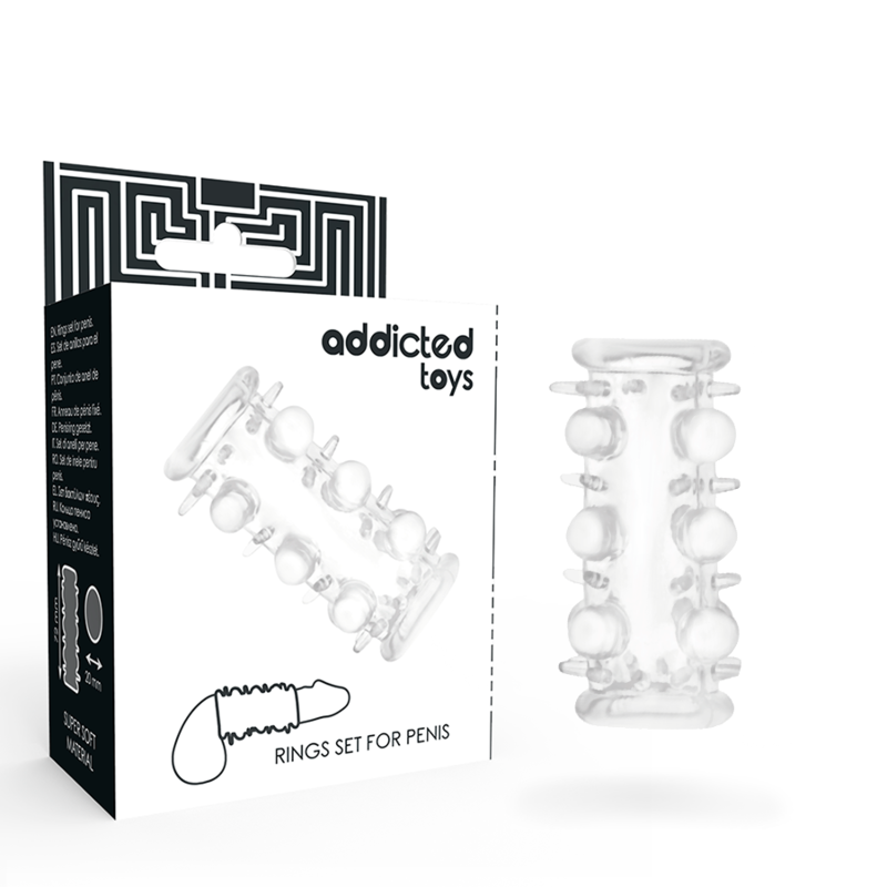ADDICTED TOYS - PENIS SLEEVE CLEAR - Image 3
